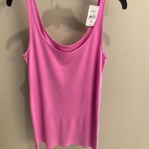Loft Medium Tank Top. Purple / pink